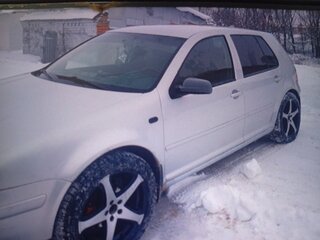 1999 Volkswagen Golf IV, серебристый, 450000 рублей, вид 3