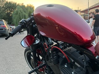 2008 Harley-Davidson Sportster 1200, красный, 920000 рублей, вид 5