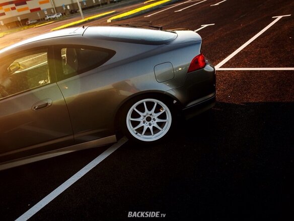2002 Acura RSX I, серый - вид 1