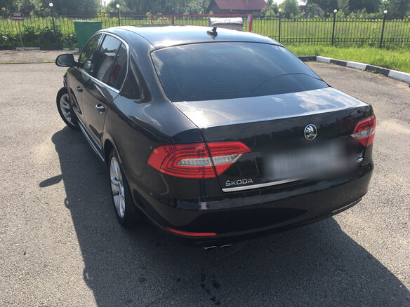 2014 Skoda Superb II Рестайлинг, коричневый - вид 5