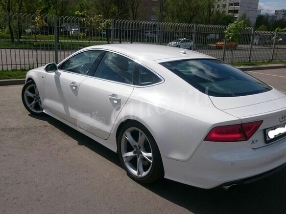 2012 Audi A7 I (4G), белый - вид 4