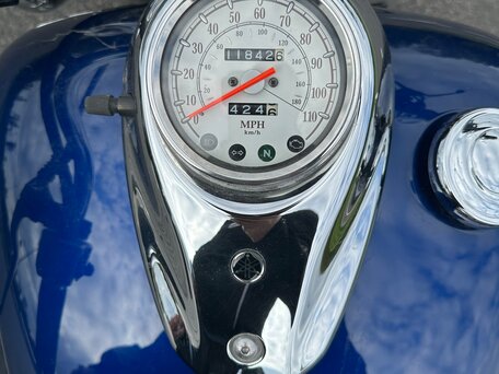 2009 Yamaha XVS650 Drag Star, синий, 530000 рублей, вид 5