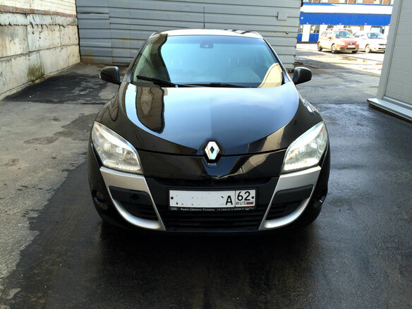 2011 Renault Megane III, чёрный