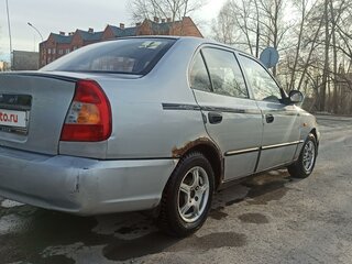 2005 Hyundai Accent ТагАЗ II, серебристый, 200000 рублей, вид 5
