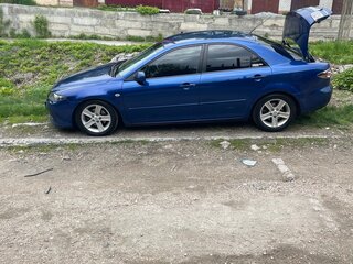 2006 Mazda 6 I (GG) Рестайлинг, синий, 600000 рублей, вид 4