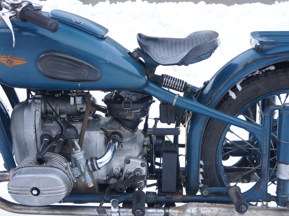 1960 Урал M-61, синий - вид 14