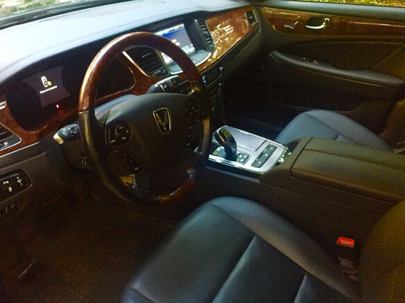 2013 Hyundai Equus II Рестайлинг, чёрный - вид 6
