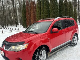 2007 Mitsubishi Outlander II, красный, 1100000 рублей, вид 3
