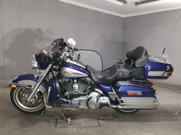 2007 Harley-Davidson Electra Glide, синий, 750000 рублей - вид 1