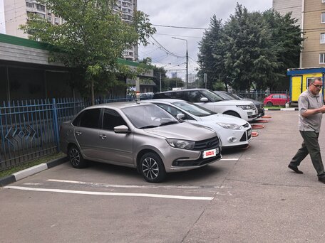 2021 Lada (ВАЗ) Granta I Рестайлинг, серый, 500000 рублей, вид 3