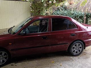 2008 Hyundai Accent ТагАЗ II, красный, 520000 рублей, вид 1