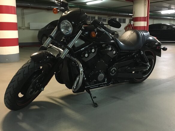 2008 Harley-Davidson V-Rod, чёрный