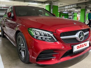 2019 Mercedes-Benz C-Класс 180 IV (W205) Рестайлинг, красный, 3500000 рублей, вид 4