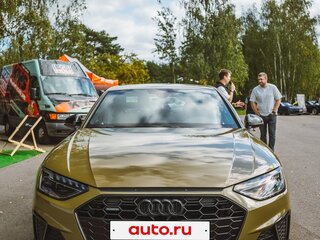 2021 Audi A4 45 TFSI V (B9) Рестайлинг, зелёный, 4100000 рублей, вид 5