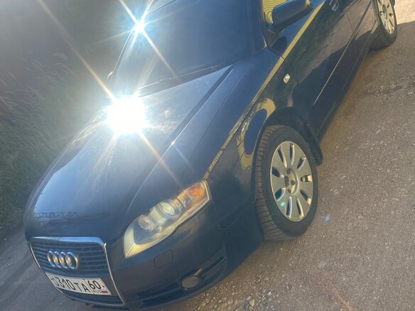 2005 Audi A4 16V III (B7), синий, 650000 рублей - вид 13