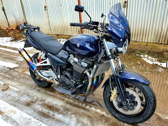 2007 Suzuki GSX 1400, синий - вид 1