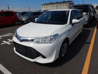 2017 Toyota Corolla Fielder XI (E160, E170, E180) Рестайлинг 1, белый, 1100000 рублей, вид 3