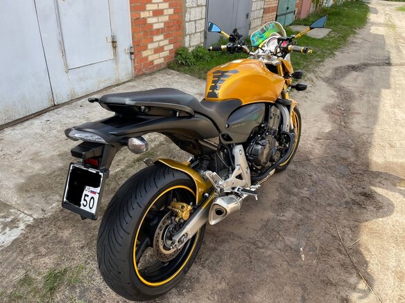 2008 Honda CB 600F Hornet, золотистый, 550000 рублей - вид 2