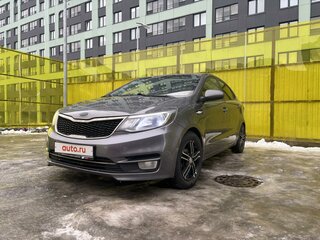 2016 Kia Rio III Рестайлинг, серый, 670000 рублей, вид 2