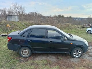 2014 Lada (ВАЗ) Granta I, чёрный, 175000 рублей, вид 3