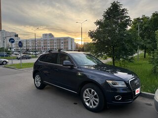 2014 Audi Q5 I (8R) Рестайлинг, синий, 3100000 рублей, вид 2