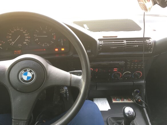 1990 BMW 5 серии 530i III (E34), серый - вид 7