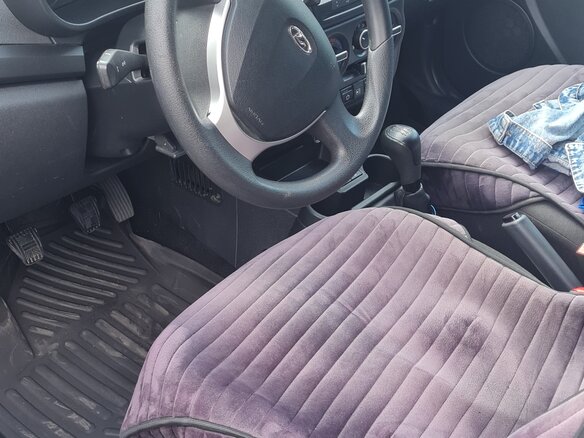 2019 Lada (ВАЗ) Granta I Рестайлинг, серый, 830000 рублей - вид 6