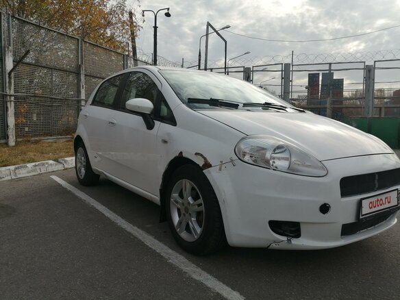 2008 Fiat Punto III Grande Punto, серый - вид 2