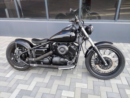 1996 Yamaha XVS400 Drag Star, чёрный, 585000 рублей, вид 4