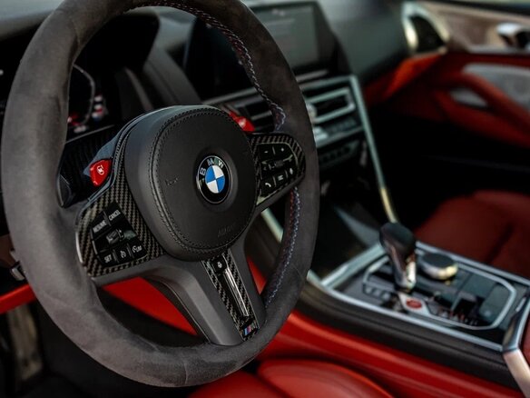 2020 BMW M8 Competition I (F91/F92/F93), синий - вид 16
