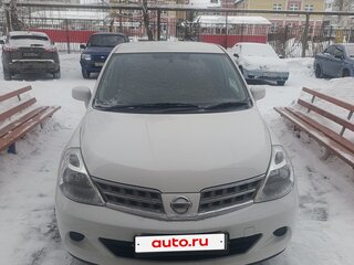 2009 Nissan Tiida Latio I, белый, 500000 рублей, вид 1
