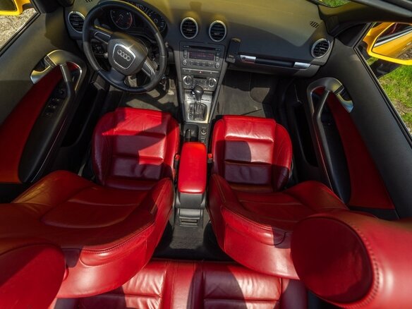 2008 Audi A3 II (8P) Рестайлинг 2, жёлтый, 1349999 рублей - вид 14