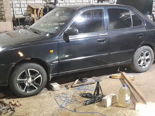 2008 Hyundai Accent ТагАЗ II, чёрный, 385000 рублей, вид 5