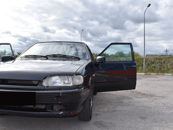 2009 Lada (ВАЗ) 2114, чёрный, 210000 рублей