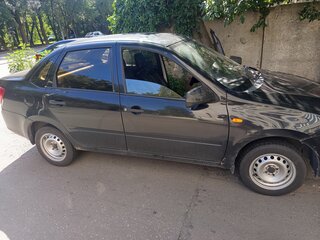 2013 Lada (ВАЗ) Granta I, чёрный, 300000 рублей, вид 4