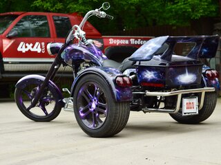 2016 Harley-Davidson Road King, фиолетовый, 3100000 рублей, вид 2