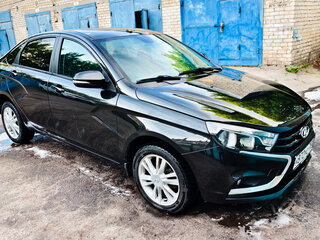 2016 Lada (ВАЗ) Vesta I, чёрный, 700000 рублей, вид 1