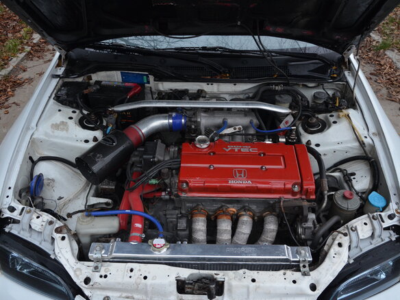 1992 Honda Civic V, белый - вид 5