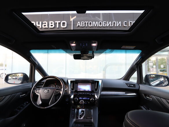 2019 Toyota Alphard III Рестайлинг, чёрный, 5400000 рублей - вид 13