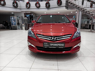 2014 Hyundai Solaris I Рестайлинг, красный, 1200000 рублей, вид 2