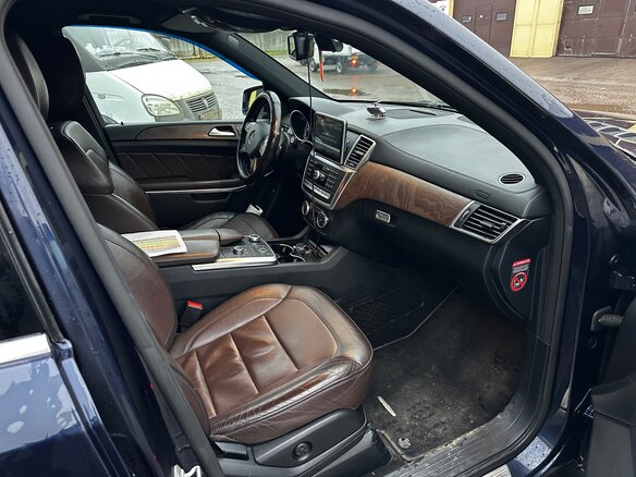 2013 Mercedes-Benz GL-Класс 350 II (X166), синий, 2700000 рублей - вид 8