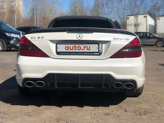 2008 Mercedes-Benz SL-Класс AMG 63 AMG II (R230) Рестайлинг 2, белый, 6000000 рублей, вид 3