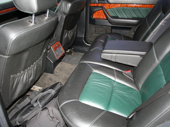 1998 Mercedes-Benz S-Класс 500 III (W140) Рестайлинг, чёрный - вид 9