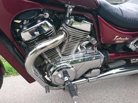1995 Suzuki Intruder VS800, пурпурный - вид 3