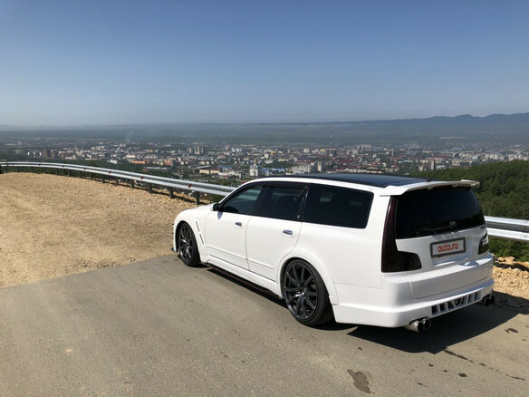 2003 Nissan Stagea II, белый - вид 6