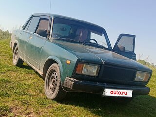 2007 Lada (ВАЗ) 2107, зелёный, 90000 рублей, вид 1