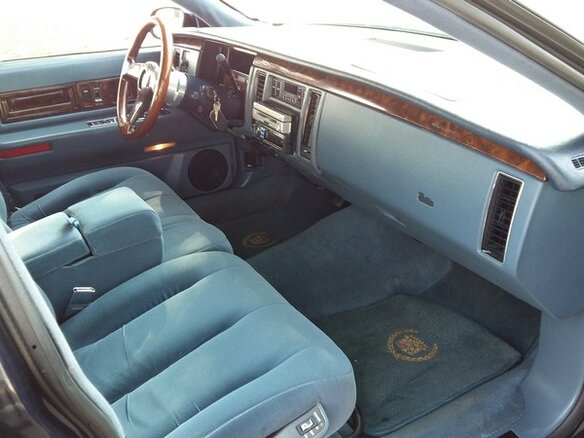 1994 Cadillac Fleetwood II, голубой - вид 8