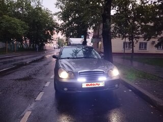 2002 Hyundai Sonata IV (EF) Рестайлинг, серый, 450000 рублей, вид 1