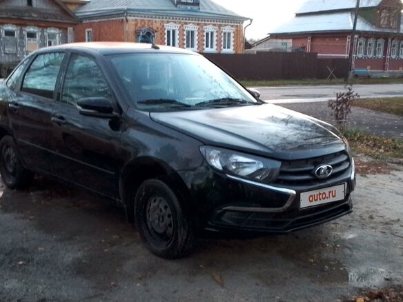 2023 Lada (ВАЗ) Granta I Рестайлинг, чёрный, 950000 рублей - вид 1