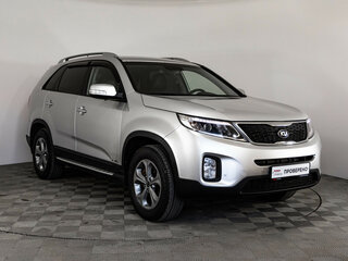 2014 Kia Sorento II Рестайлинг, серебристый, 1614804 рублей, вид 3